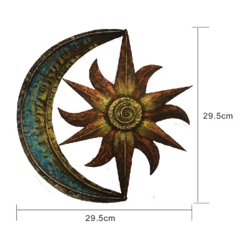 Sắt uốn mỹ nghệ hình mặt trời trang trí nhà