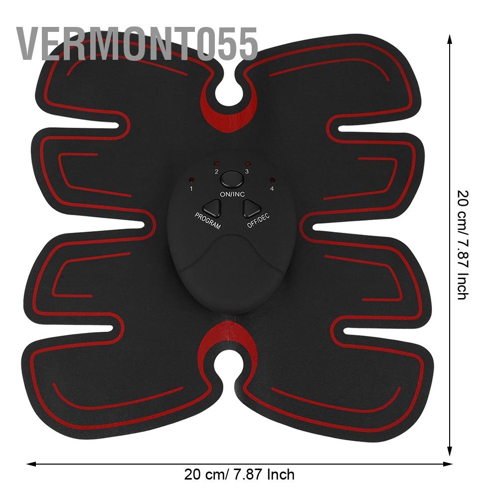 Vermont055  Sạc cơ bụng thông minh dán bụng máy tập thể dục ems