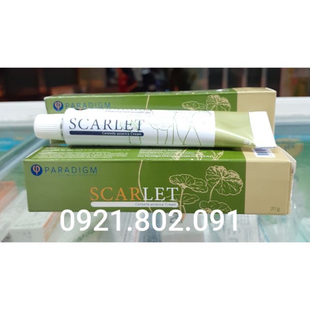 SCARLET cream kem mờ sẹo Chiết xuất từ rau má Centella asiatica tube 20gr