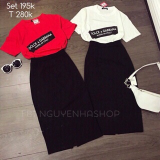 Set váy dolce & gabbana