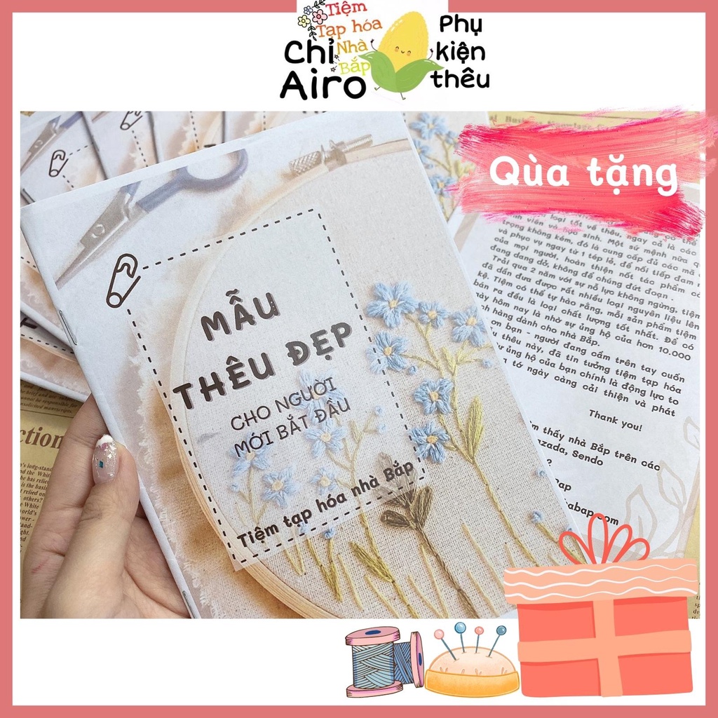 Mẫu Thêu Ứng Dụng Kèm Code Chỉ
