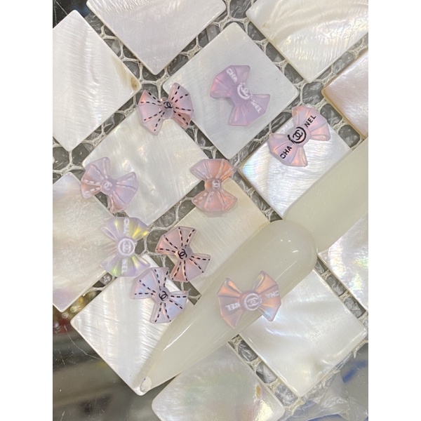 Nơ trong trang trí móng set 20 viên