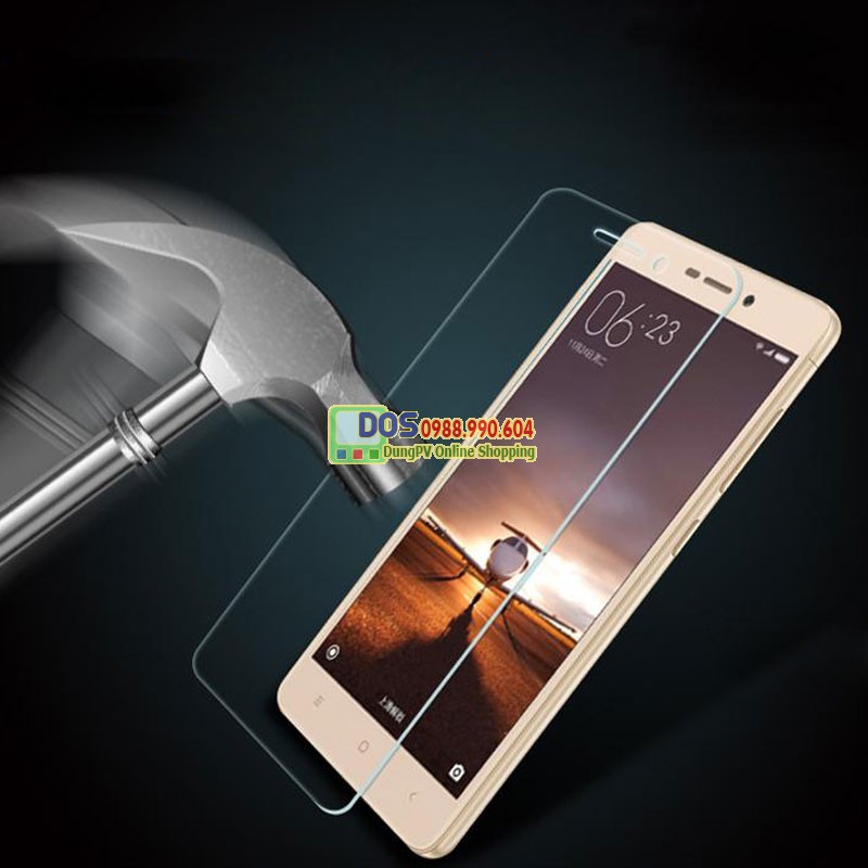 KÍNH CƯỜNG LỰC GLASS CHO XIAOMI REDMI 3 / 3S / 3X