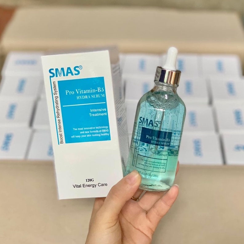 Tinh Chất Phục Hồi Và Cấp Ẩm Smas Pro Vitamin B5 Hydra Serum -120g