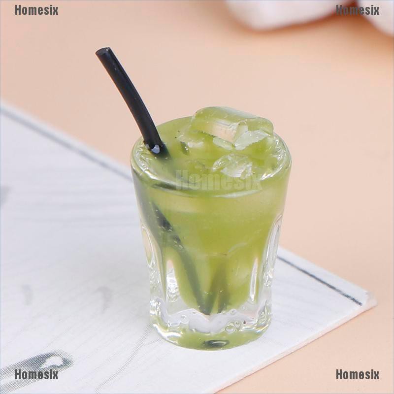 [HoMSI] 5pcs 1/12 Dollhouse Miniature Japanese Matcha cup Simulation Drinks Model Toys SUU