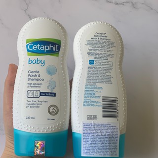 Sữa tắm gội cetaphil 2 trong 1 cetaphil baby gentle wash & shampoo 230ml