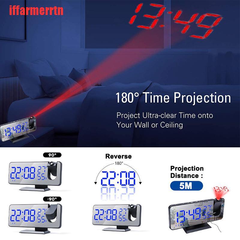 {iffarmerrtn} Đồng Hồ Báo Thức Điện Tử LED Mrosaa Để Bàn Có Cổng Sạc USB | BigBuy360 - bigbuy360.vn