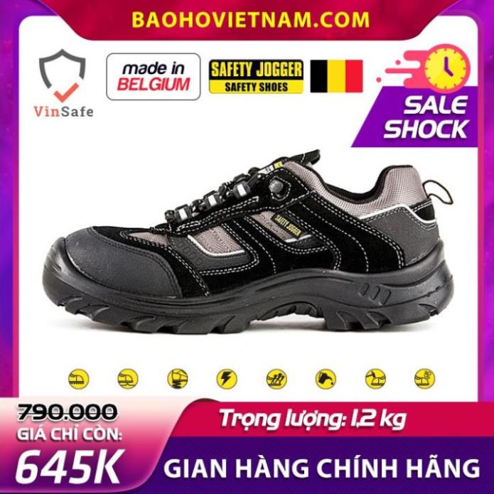 Giày Bảo Hộ Lao Động jogger Jumper S3 chính hãng siêu bền mũi thép chống đinh đế cao su chống trơn trượt 🥇 > ! .I ,