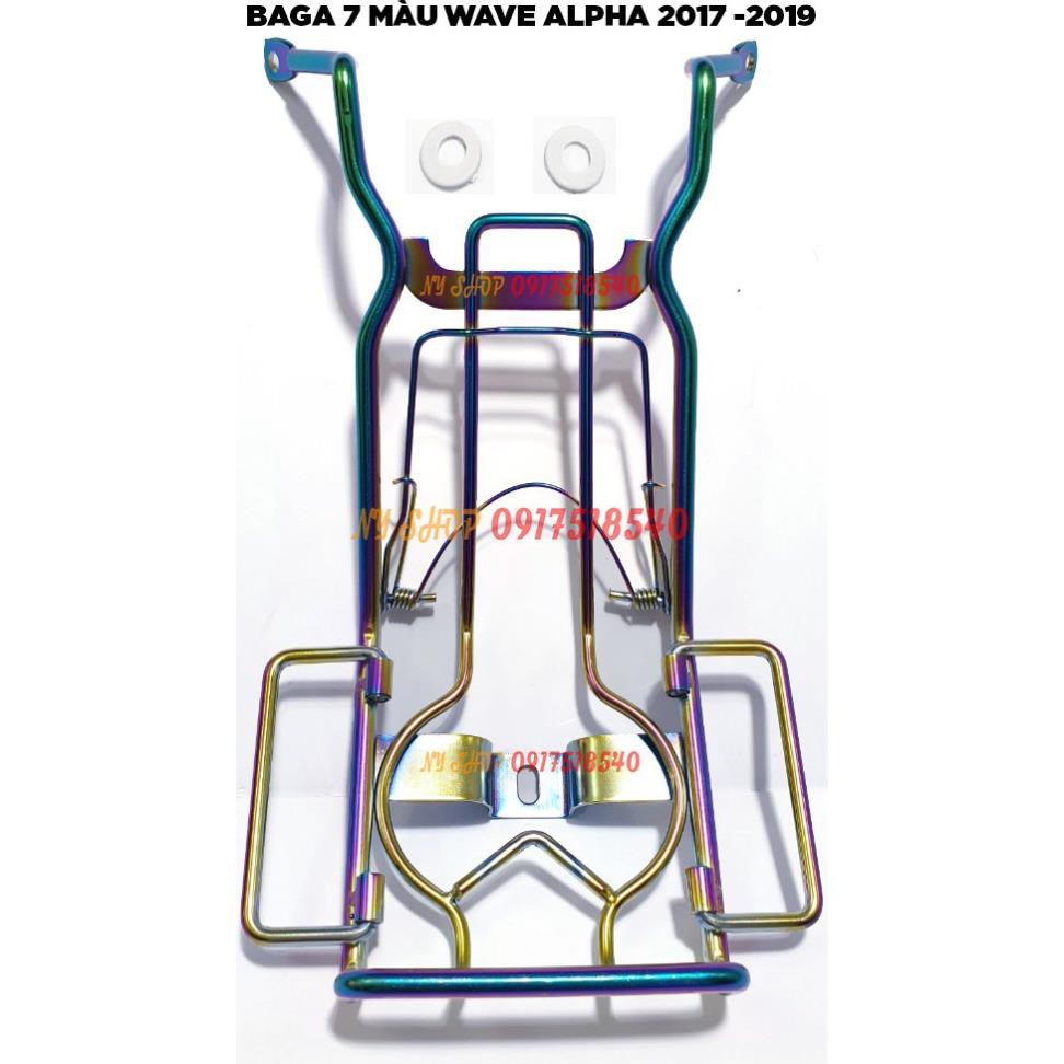 Mua Ngay BAGA WAVE ALPHA 2017-2019 MÀU TITAN 10 LY MẪU 2019