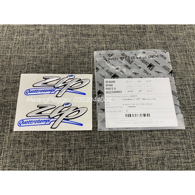 Tem xe Zip xịn chính hãng  ❤️