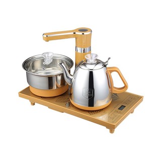 > Cấp nước tự động Ấm đun điện gia dụng inox bình giữ nhiệt tích hợp bộ trà đặc biệt bàn