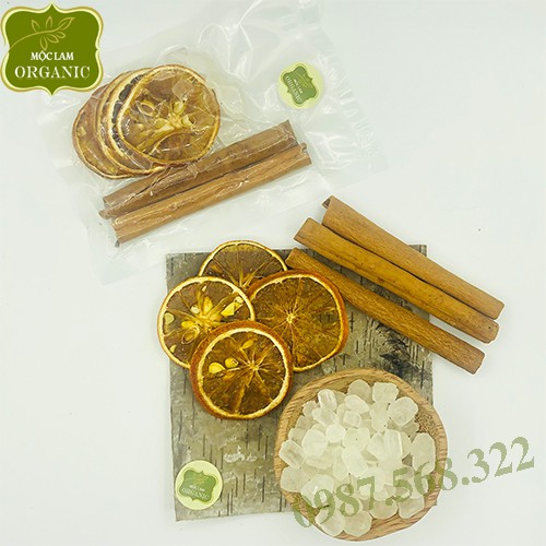 Cam thái lát sấy khô cao cấp Mộc Lam Túi zíp 100g