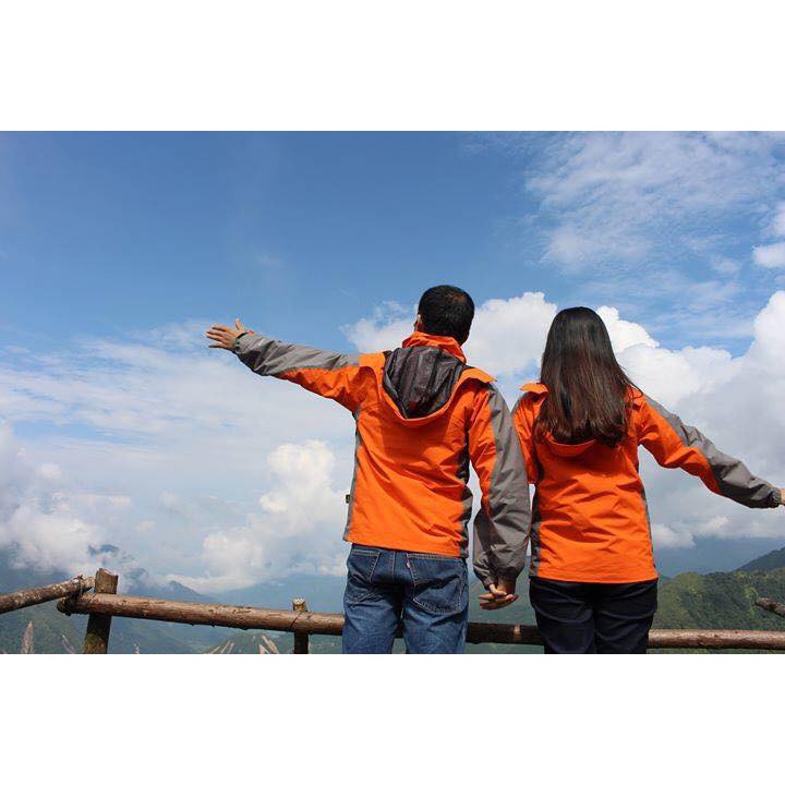 Áo khoác gió 2 lớp màu pha chống nước tuyể đối 100% thương hiệu The northFace VNXK