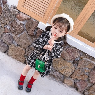 Set váy dạ kẻ