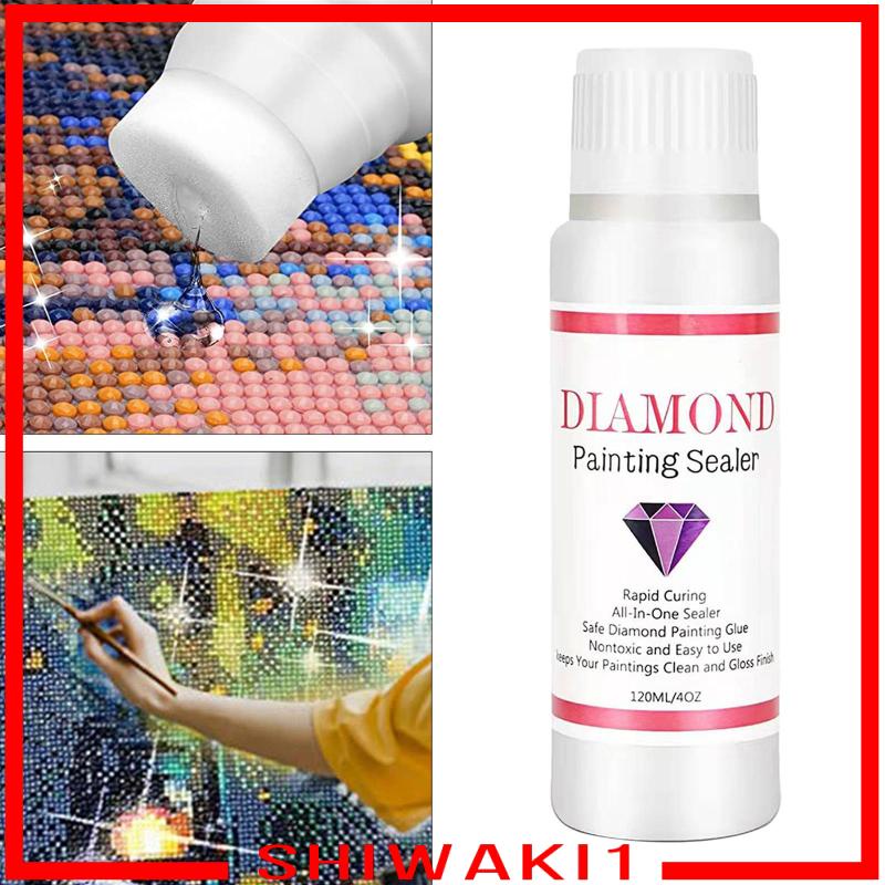 Keo Dán Tranh Đính Đá 120ml Hiệu Ứng Ánh Kim DIY