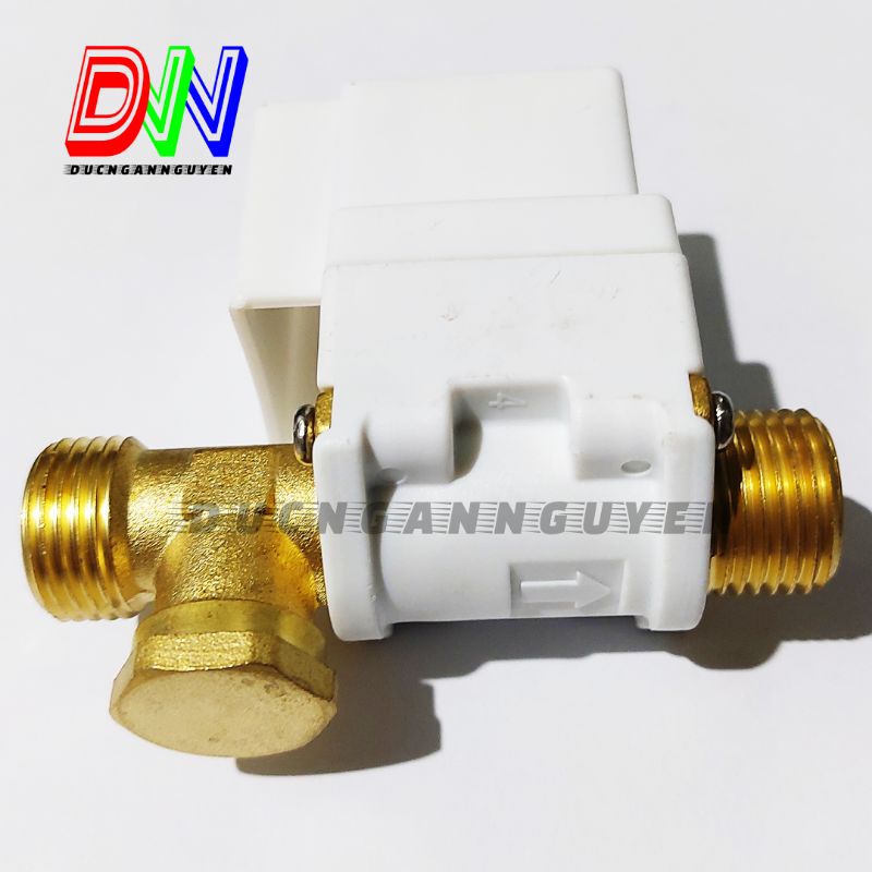 Van nước điện từ phi 21 DC 12V/24V Ren Đồng/Nhựa