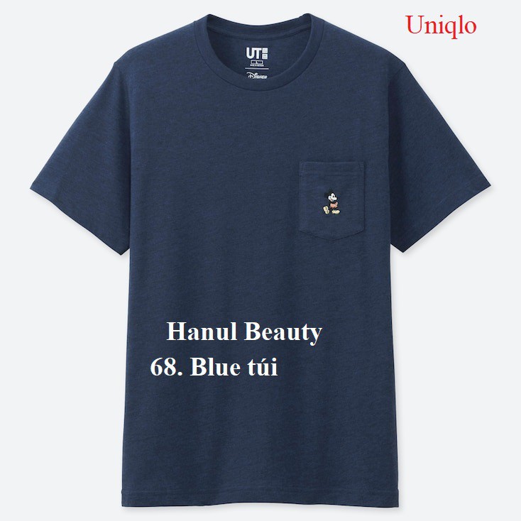 [có sẵn] Áo Mickey UNIQLO có túi đủ màu