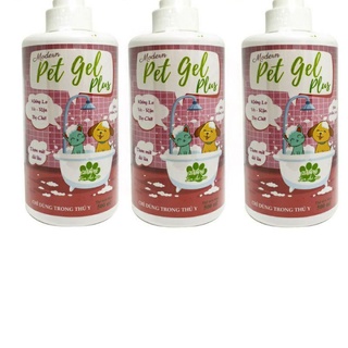 Sữa tắm trị ve rận pet gel plus cho chó mèo 500ml