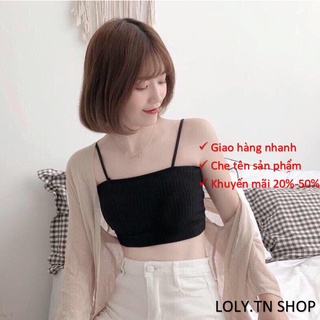 M17 - áo bra 2 dây gân cotton