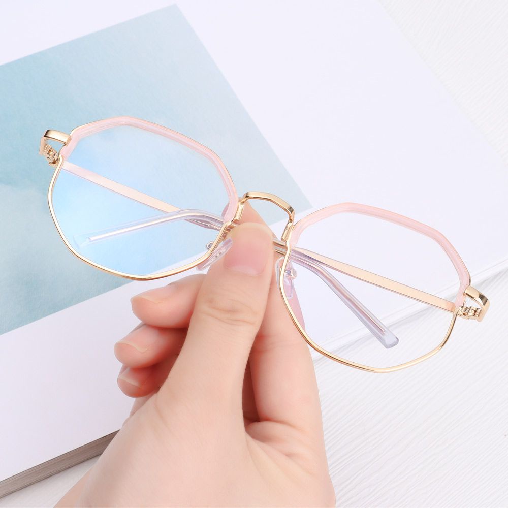 Mắt kính gọng vuông trong suốt chống ánh sáng xanh MIHAN1