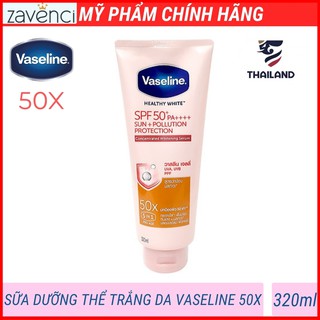 Sữa Dưỡng Thể VASELINE Perfect Serum 50X Trắng Da Toàn Thân Hàng Chuẩn Thái (320ml)
