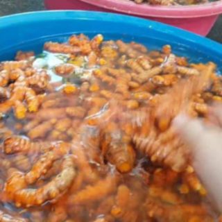 tinh bột nghệ Bảo An 1kg (1kg đc 2 hộp như hình)