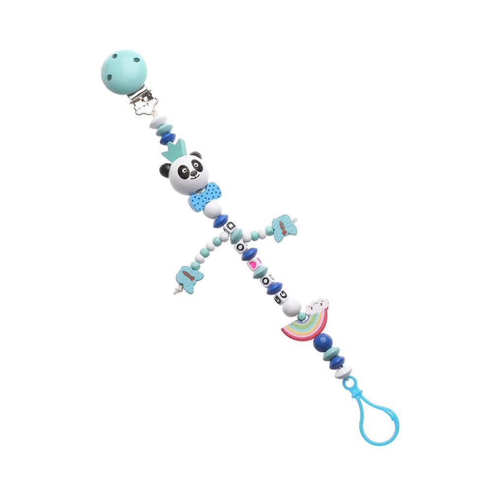 NIUYOU Kẹp Núm Vú Giả Hình Gấu Trúc Màu Cầu Vồng Dễ Thương