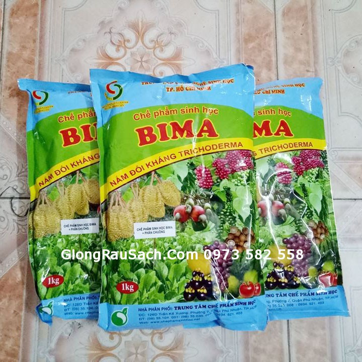 Chế phẩm TriChoDerma Nấm Đối Kháng Tốt Nhất với 5×106 bào tử nấm/gam Do Trung tâm chế phẩm sinh học Tp.HCM