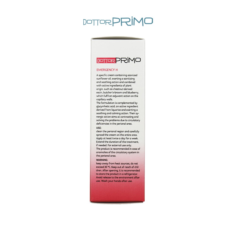Kem Bôi Trĩ DottorPrimo Emergency H Số 1 Tại Ý Giúp Ngăn Ngừa Nhiễm Trùng Và Giảm Đau Rát Tức Thì 25ml