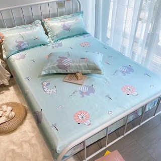 Chiếu lụa điều hòa kích thước kèm vỏ gối nằm