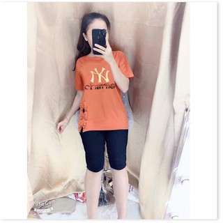 Đồ bộ lửng mặc nhà thun cotton co giãn 4 chiều / có size 70kg HP