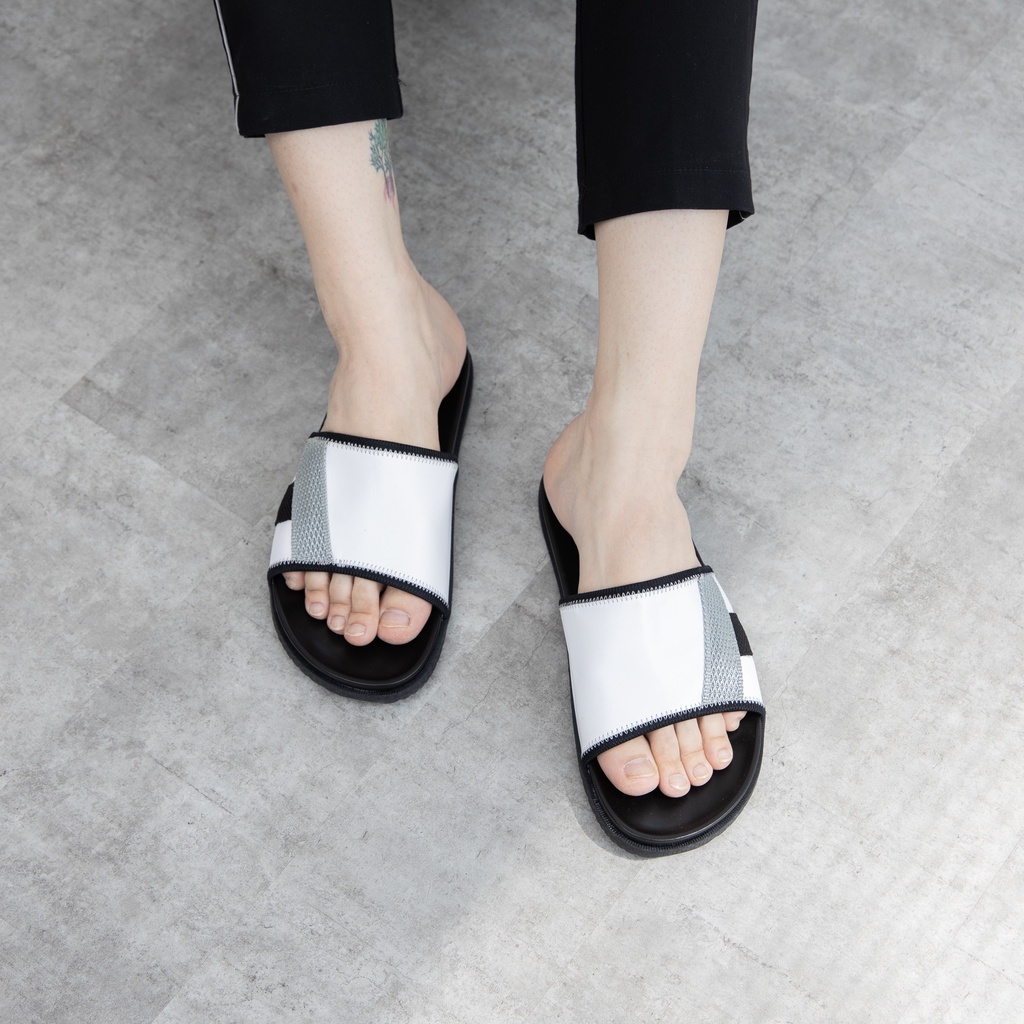 Dép MWC 7693 - Dép Nam Quai Ngang Basic Đế Bệt Phong Cách,Dép Quai Ngang Nam Đẹp,Siêu Hot Trend, Mẫu Mới, Giá Tốt