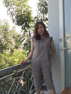 Đồ bộ kẻ caro ( Hình thật shop chụp)