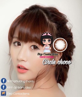Lens vassen Cirlce choco 14,2mm có cận