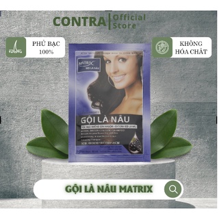 Dầu gội phủ bạc gội là Nâu tóc cấp tốc gói 30ml - Contra Cosmetics