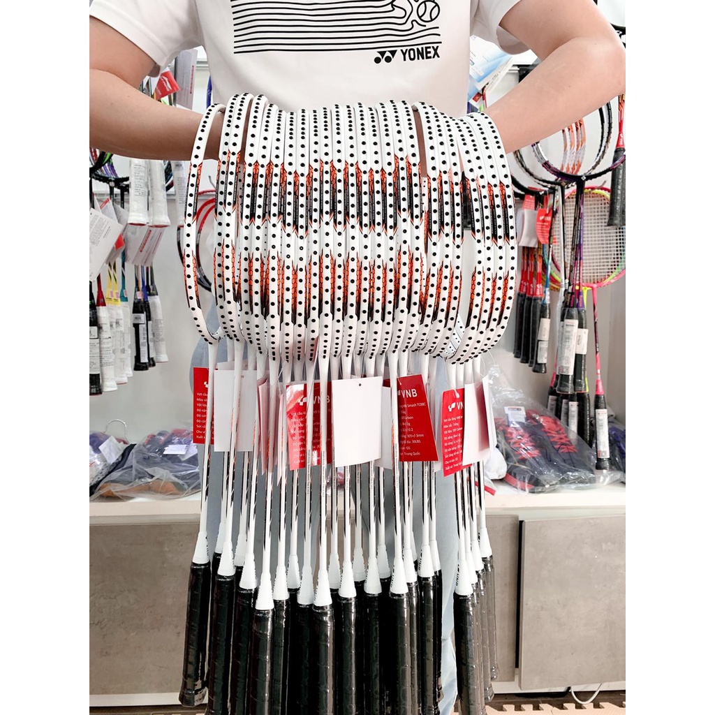 [Vợt chưa bao gồm lưới đan. Cần đan lưới vui lòng ib shop] Vợt cầu lông VNB TC88B TC88C
