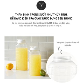Bình Nước Nhựa Lock&Lock 1L