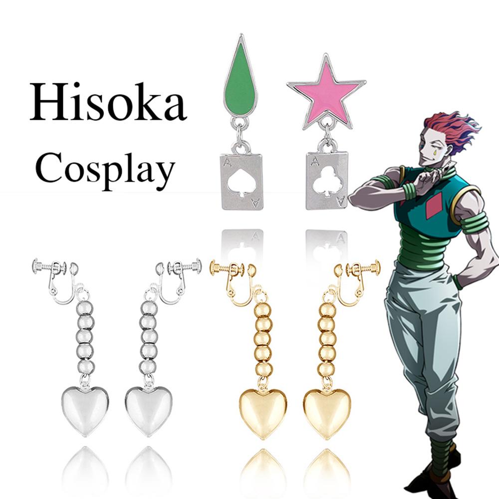 Bông Tai DANILO HUNTER x HUNTER Cho Nam|Khuyên Tai Hisoka Hình Giọt Nước Bằng Thép Không Gỉ