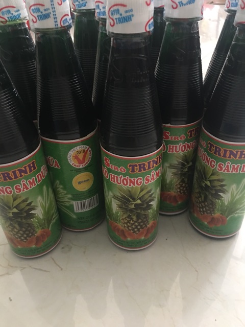 Siro Trinh sâm dứa chai 350 ml