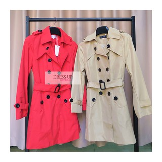 Áo Trench Coat Khaki Xuất Khẩu form đẹp (Ảnh thật )