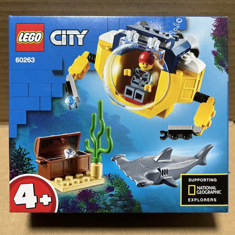 LEGO CITY - 60263 - TÀU THÁM HIỂM ĐẠI DƯƠNG MINI