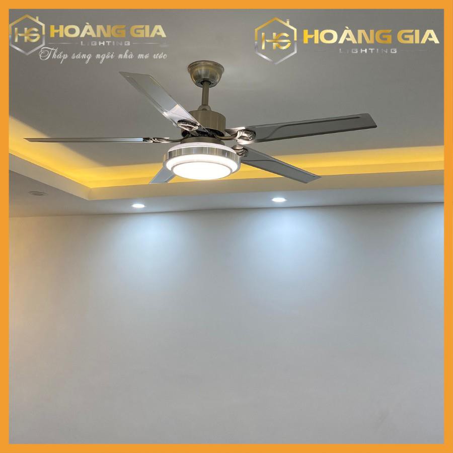 Quạt Trần Đèn - Quạt Trần Đèn DQ22 Động Cơ Lõi Đồng Công Xuất 90W - Có Điều Khiển Từ Xa