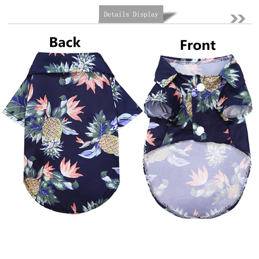 Áo Thun In Họa Tiết Cây Dừa Dành Cho Thú Cưng