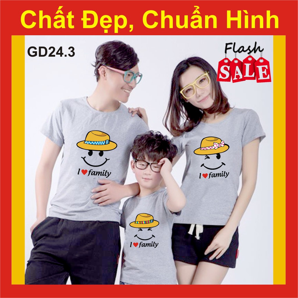 (đủ size - mịn.xịn.thơm - bao đổi trả) áo gia đình Gd24 thả tim,love,mẹ là nhất,con là tất cả,family,dad,mom