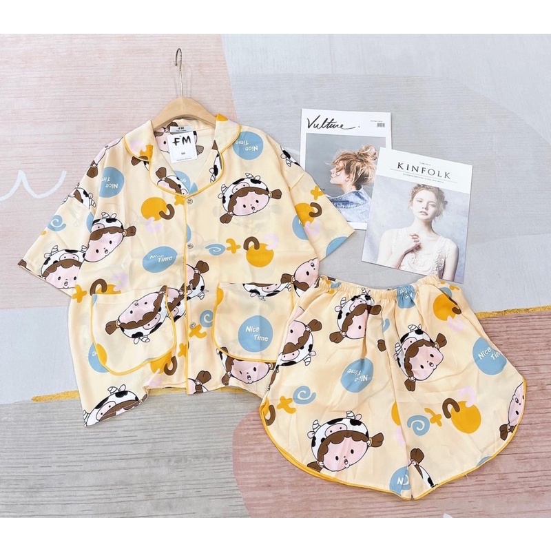 SET đồ bộ đùi cánh dơi 2 túi - 22.Lystore