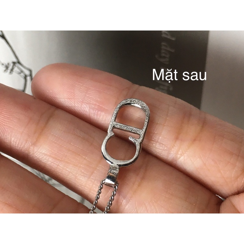 Dây chuyền vintage Dior-logo CD