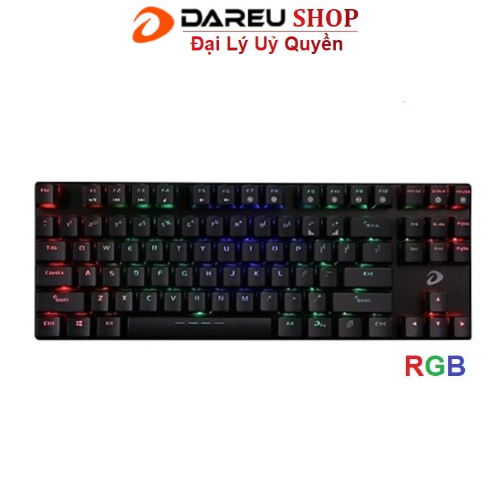 Bàn phím cơ Dareu EK880 RGB 87KEY ( Blue/ Brown/ Red D switch)
