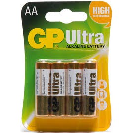 Pin Super GP GP15A-2U4 Alkaline AA (4 Viên/Vỉ)