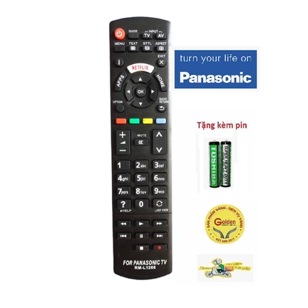 Điều khiển TIVI panasonic RM-L1268 hàng tốt - Tặng kèm pin - Remote panasonic RM-L1268 mẫu thay thế giá tốt