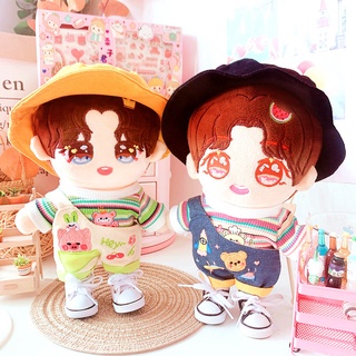BỘ ÁO VÀ QUẦN YẾM LỆCH DOLL 20CM